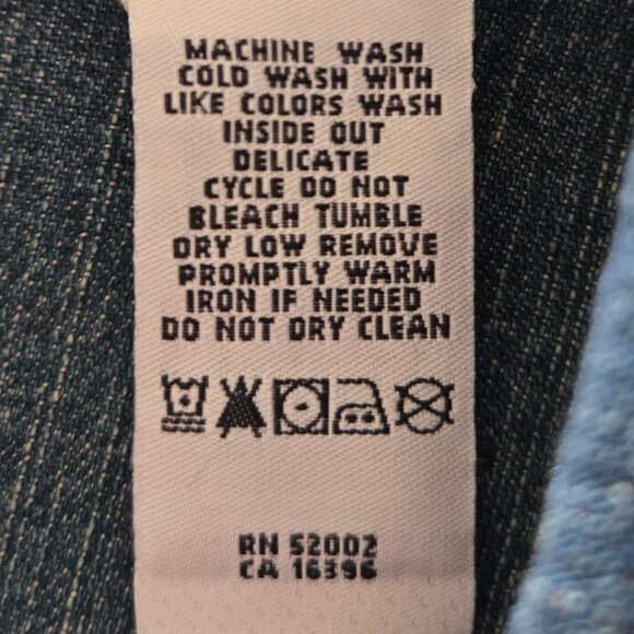 Axcess Liz Claiborne Stretch Denim Jean Jacket Women's Large Blue NICE! - Picture 9 of 11